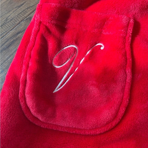 Victoria Secret Red Bath Robe M/L - Picture 3 of 4